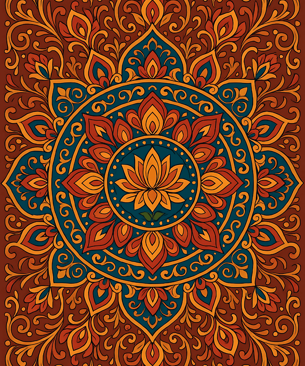 Desert Flame (Mandala)