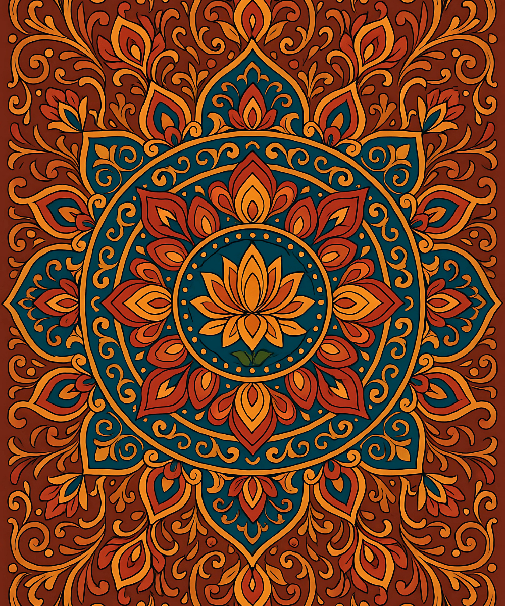 Desert Flame (Mandala)
