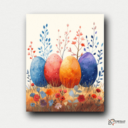 Eggs in Bloom -  Paint by numbers -  Portrait By Numbers