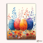 Eggs in Bloom -  Paint by Numbers Kit for Adults -  Portrait By Numbers