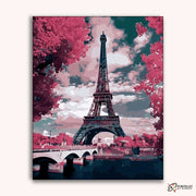 Eiffel Tower Landscape -  Paint by Numbers Kit for Adults -  Portrait By Numbers