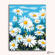 Elysian Daisy Field -  Paint by Numbers Kit for Adults -  Portrait By Numbers
