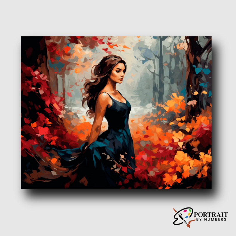 Embers of Grace -  Paint by Numbers Kit for Adults -  Portrait By Numbers