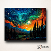 Enchanted Evening -  Paint by Numbers Kit for Adults -  Portrait By Numbers