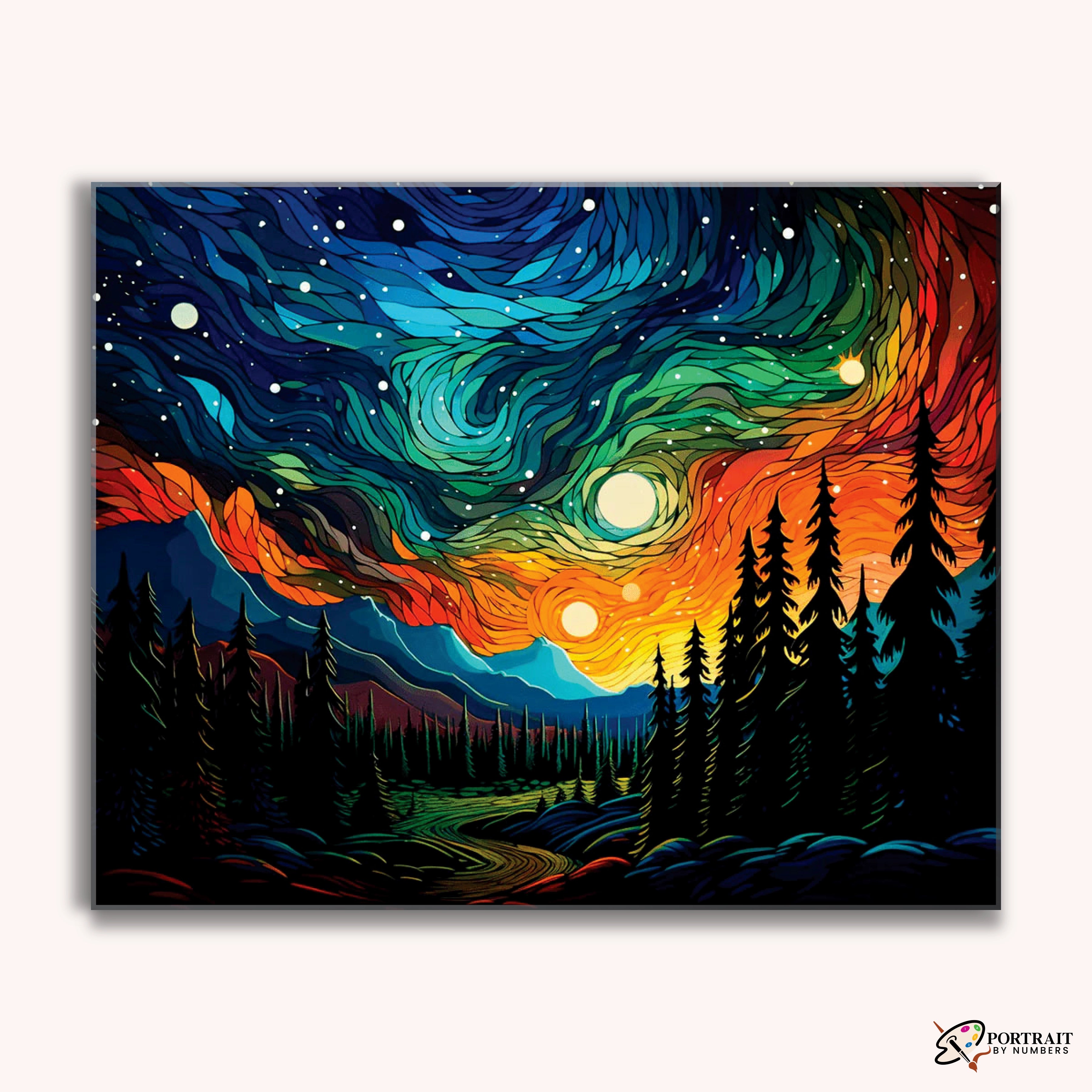 Enchanted Evening -  Paint by Numbers Kit for Adults -  Portrait By Numbers