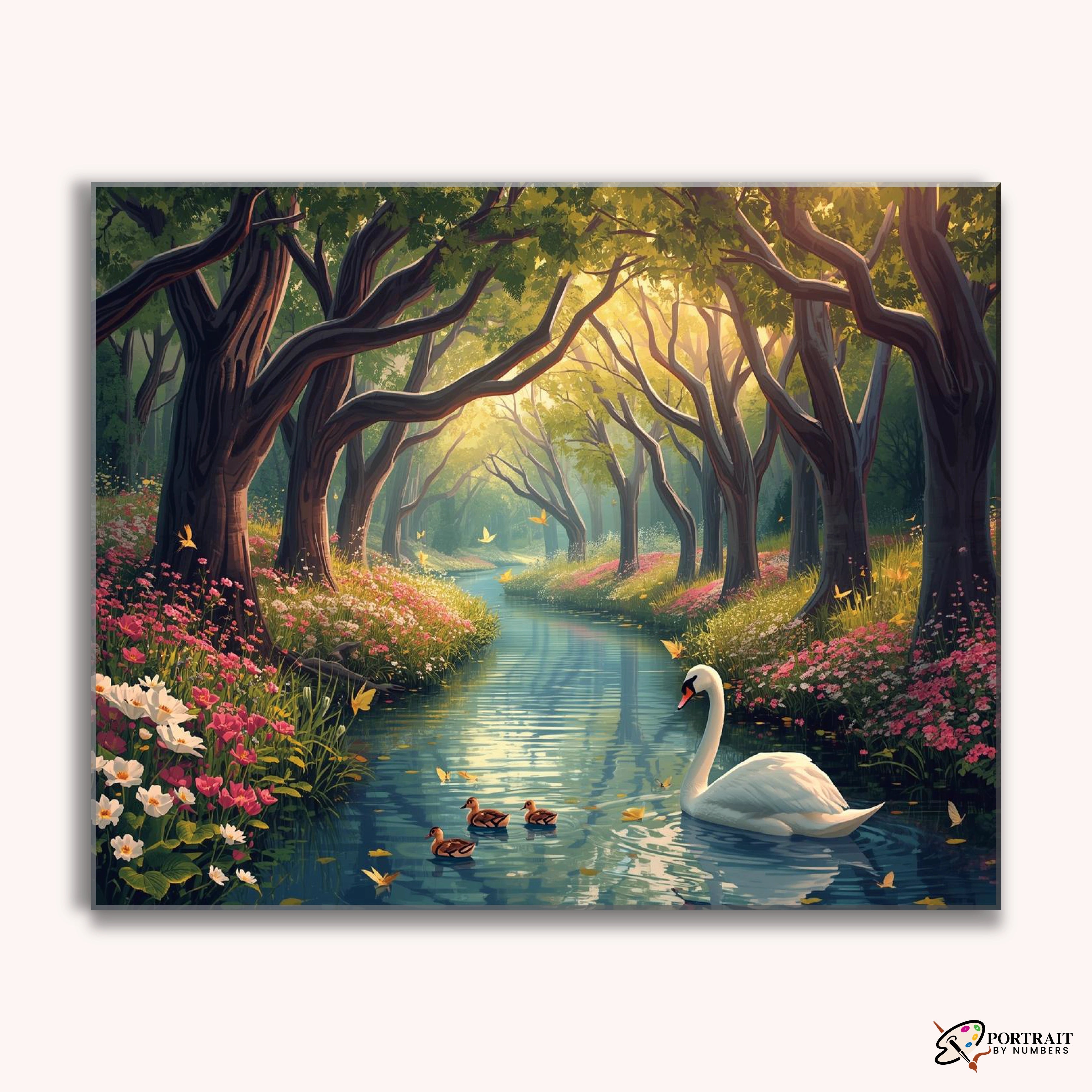 Enchanted River -  Paint by Numbers Kit for Adults -  Portrait By Numbers