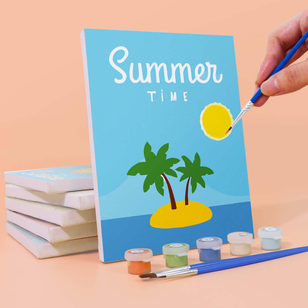 Endless Summer (Set of 6) -  Paint by Numbers Kit for Adults -  Portrait By Numbers