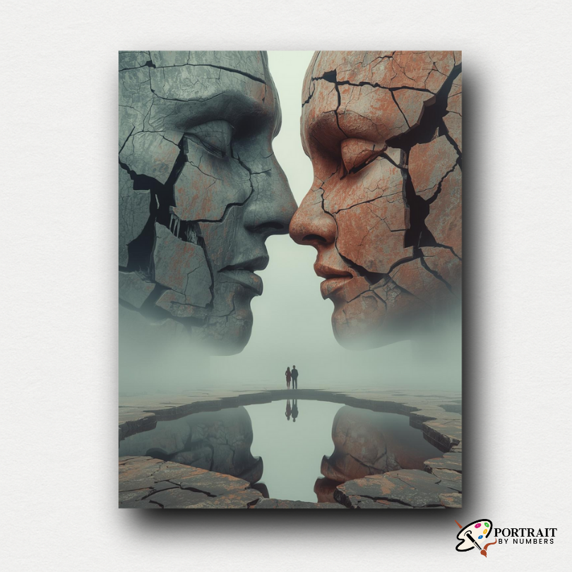 Eternal Bond -  Paint by numbers Kit -  Portrait By Numbers