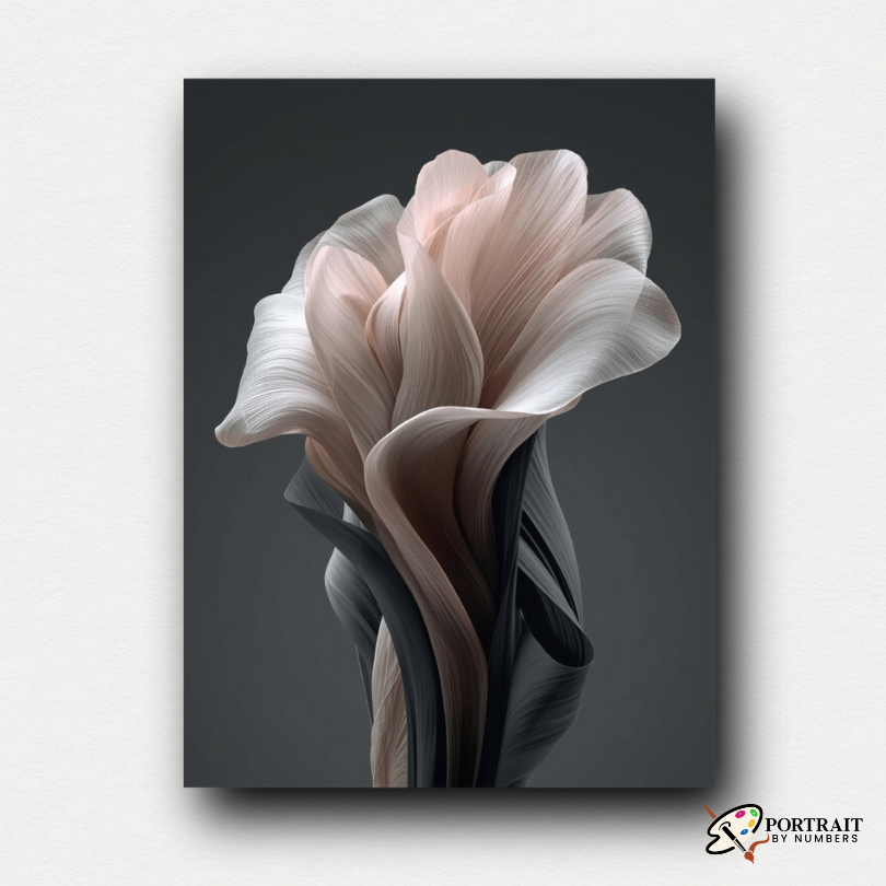 Ethereal Bloom -  Paint by numbers Kit -  Portrait By Numbers
