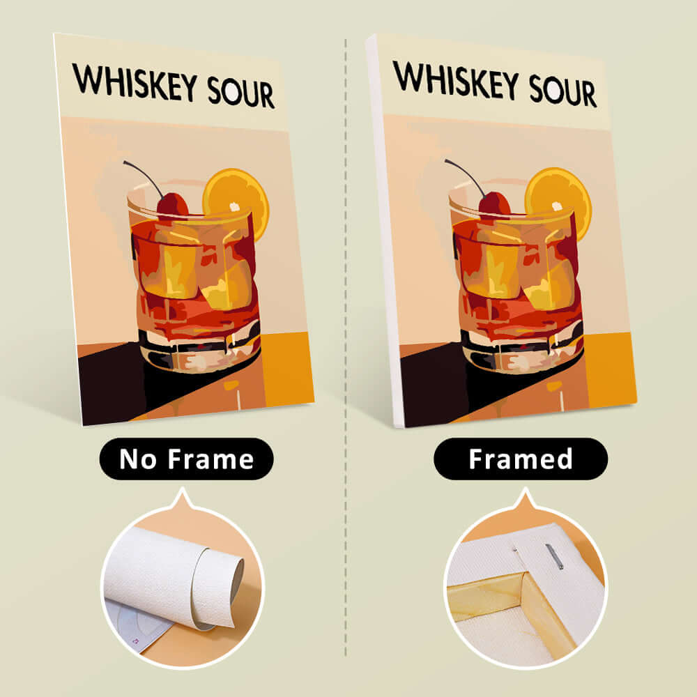 Evening Pour (Set of 6) -  Paint by Numbers Kit for Adults -  Portrait By Numbers