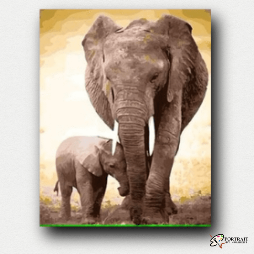 Father and Son Mammoths