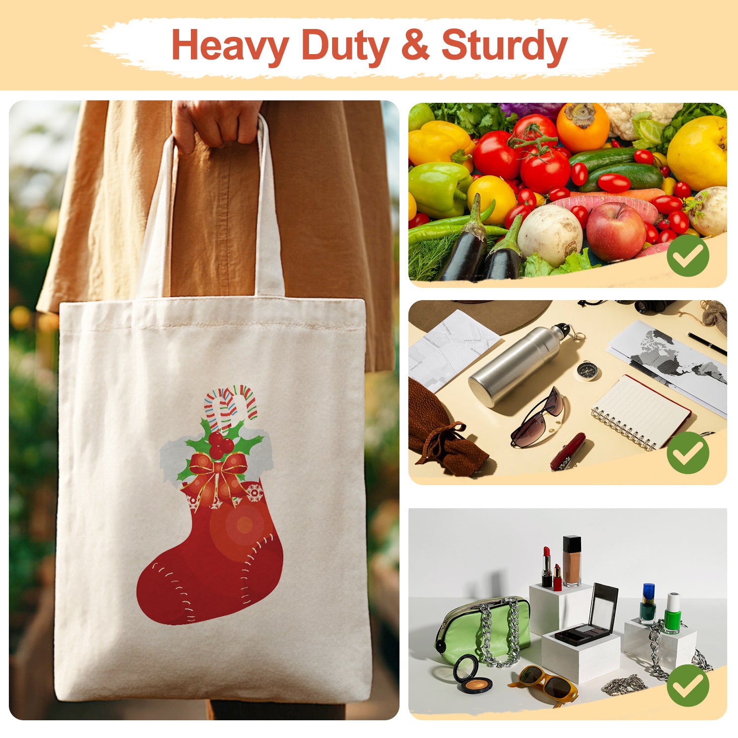 Festive Stocking Bag -  Paint by Numbers Kit for Adults -  Portrait By Numbers