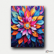 Floral Fusion -  Paint by Numbers Kit for Adults -  Portrait By Numbers