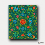 Floral Harmony (Mandala) -  Paint by numbers Kit -  Portrait By Numbers