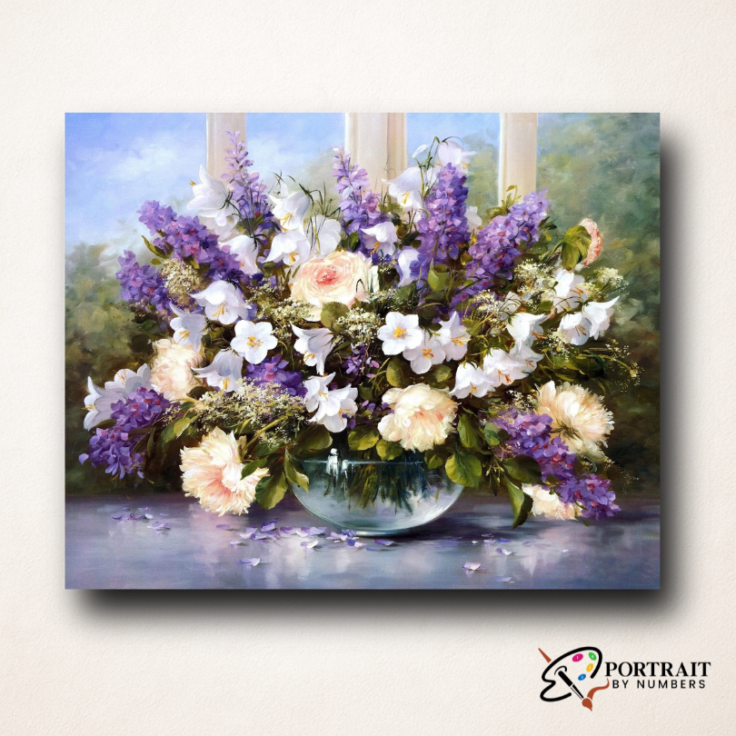 Flowers In The Glass Bowl