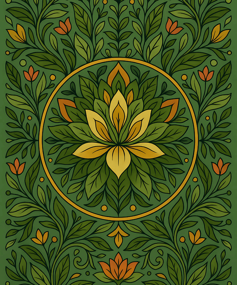 Forest Lotus (Mandala)