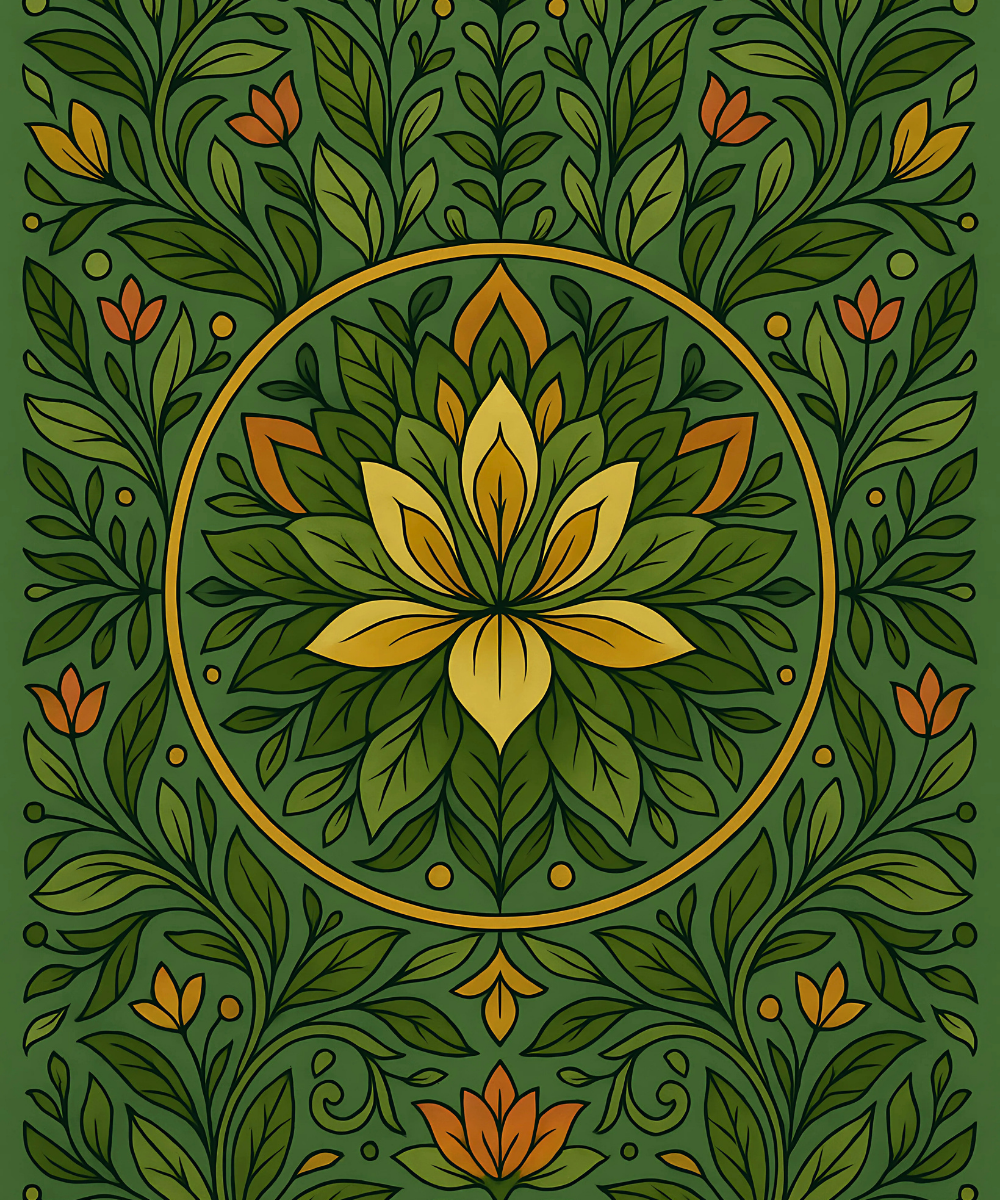 Forest Lotus (Mandala)