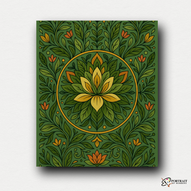 Forest Lotus (Mandala)