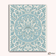 Frost Lotus (Mandala) -  Paint by Numbers Kit for Adults -  Portrait By Numbers