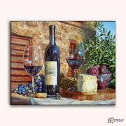 Fruit Wine Bottle -  Paint by Numbers Kit for Adults -  Portrait By Numbers