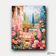 Garden Serenade -  Paint by Numbers Kit for Adults -  Portrait By Numbers