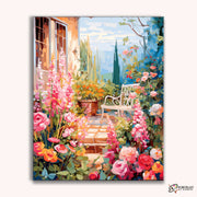 Garden Serenade -  Paint by Numbers Kit for Adults -  Portrait By Numbers