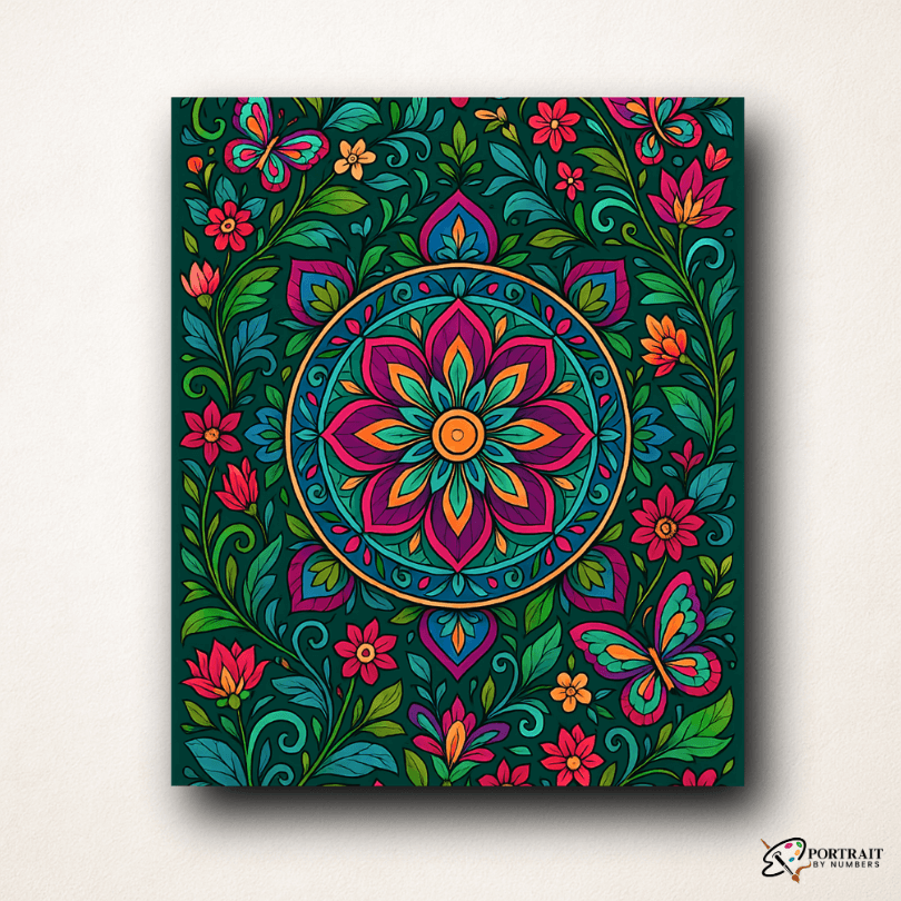 Garden Whirl (Mandala)
