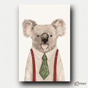 Gentleman Sr. Koala -  Paint by numbers Kit -  Portrait By Numbers