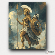 Goddess Athena -  Paint by numbers Kit -  Portrait By Numbers