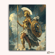 Goddess Athena -  Paint by Numbers Kit for Adults -  Portrait By Numbers