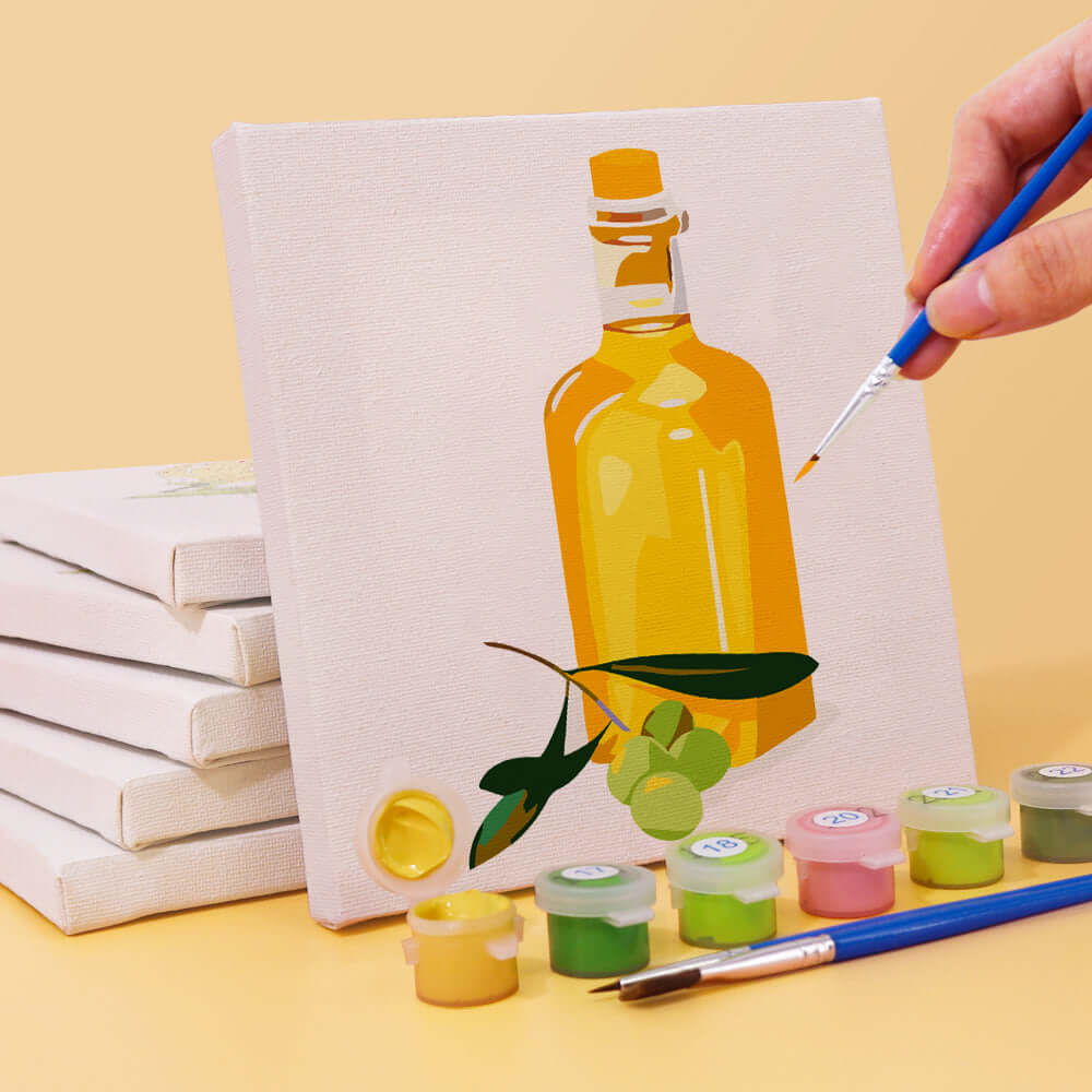 Golden Essence (Set of 6) -  Paint by Numbers Kit for Adults -  Portrait By Numbers