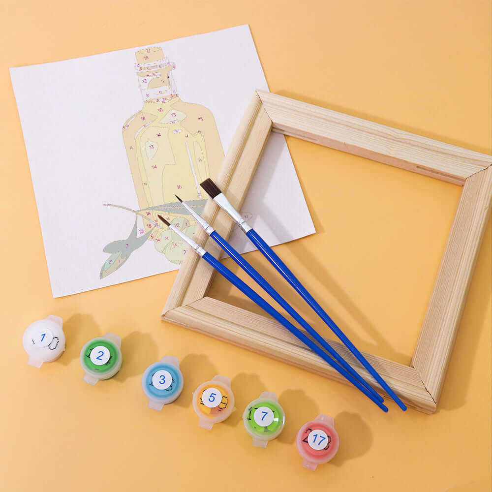 Golden Essence (Set of 6) -  Paint by Numbers Kit for Adults -  Portrait By Numbers