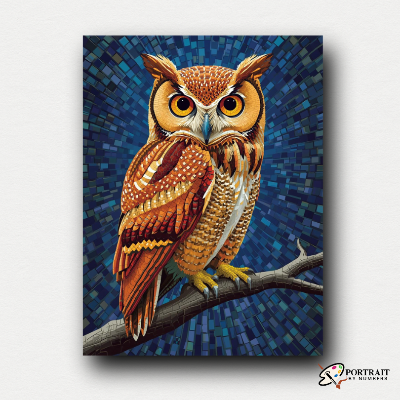 Golden Gaze -  Paint by numbers Kit -  Portrait By Numbers