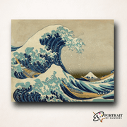 Great Wave off Kanagawa - Hokusai -  Paint by numbers Kit -  Portrait By Numbers