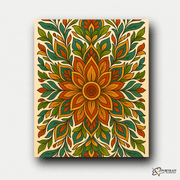 Harvest Bloom (Mandala) -  Paint by numbers Kit -  Portrait By Numbers