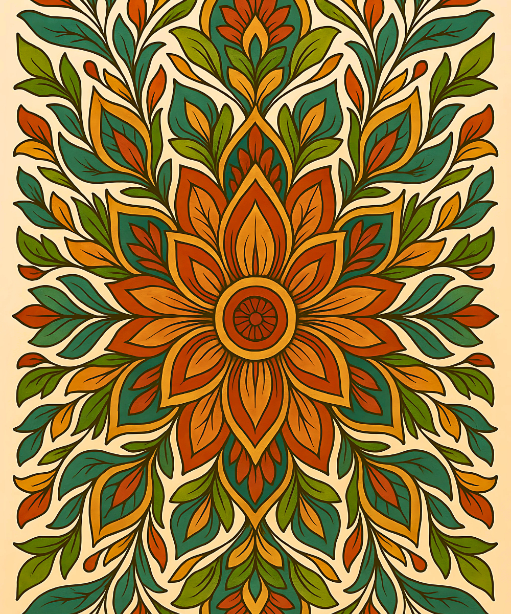 Harvest Bloom (Mandala)