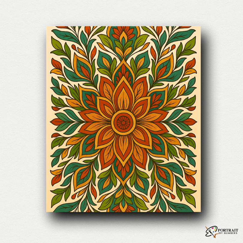 Harvest Bloom (Mandala)