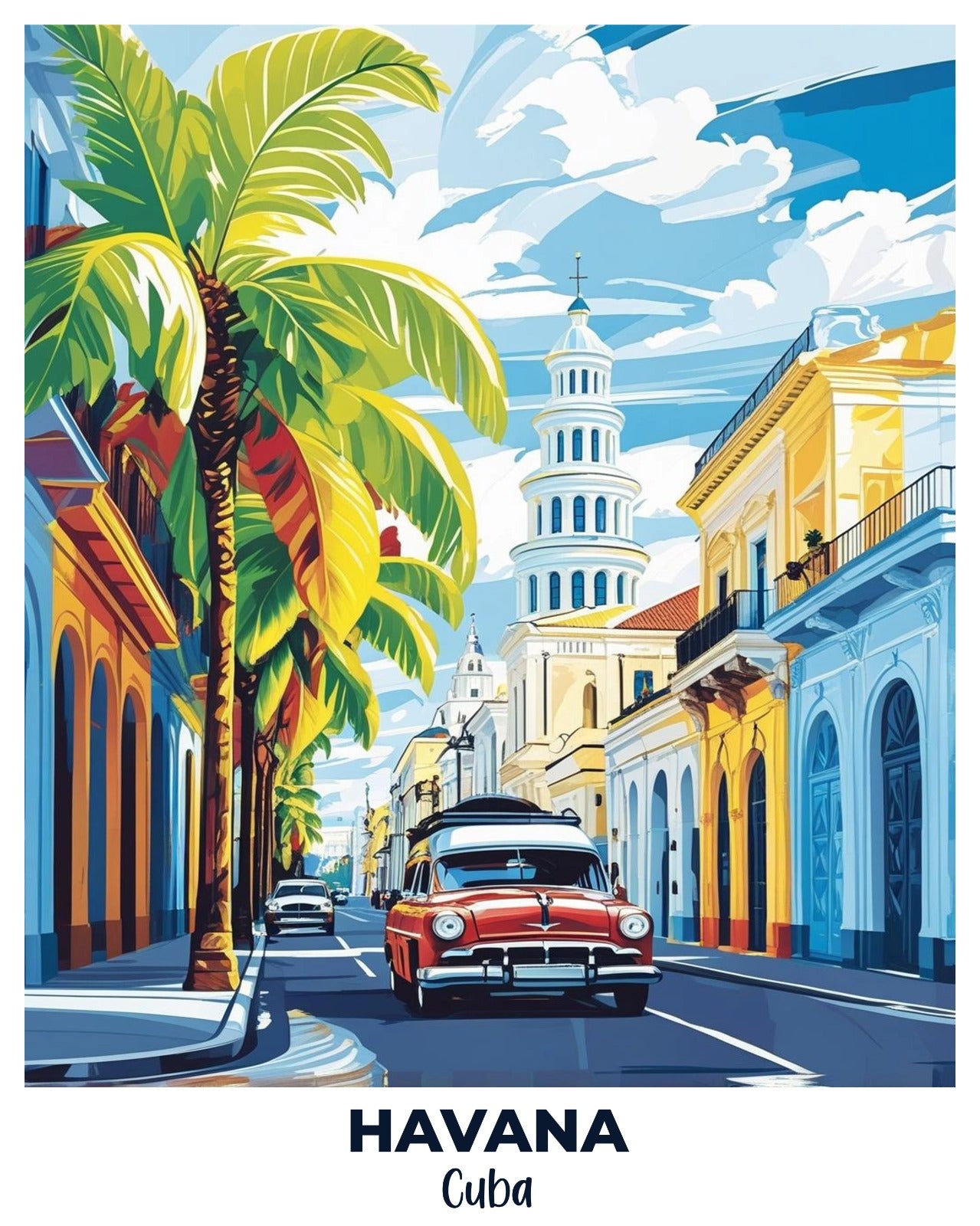 Havana Travel Poster