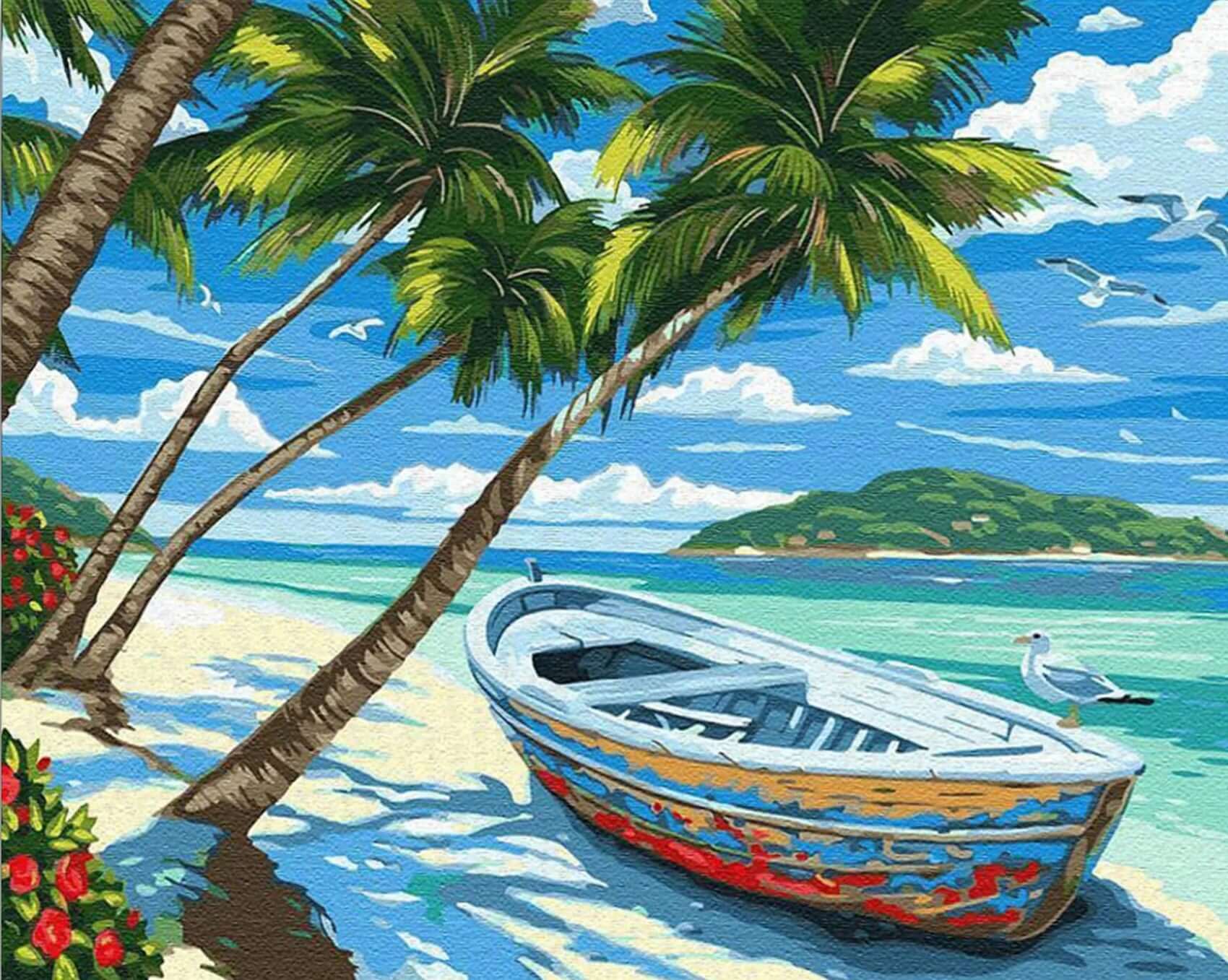 Heavenly Calm -  Paint by numbers -  Portrait By Numbers