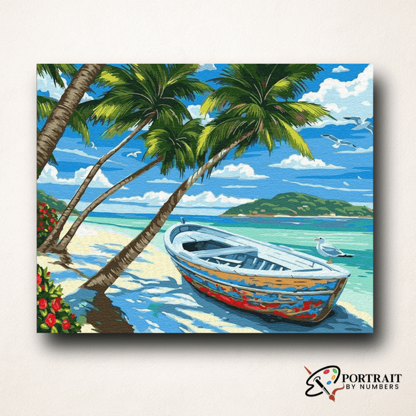 Heavenly Calm -  Paint by numbers -  Portrait By Numbers