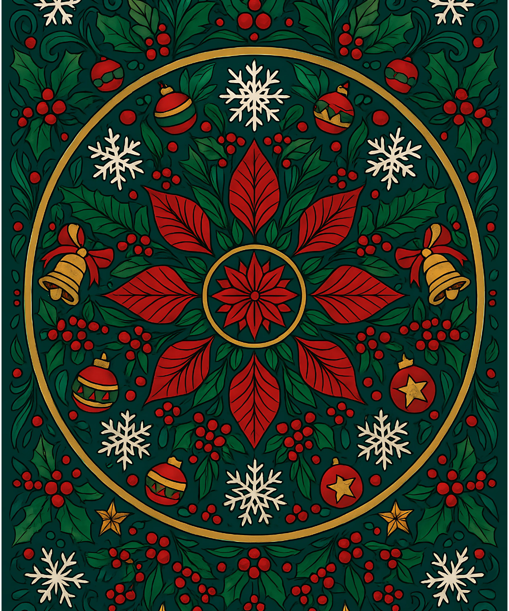 Holiday Bloom (Mandala)