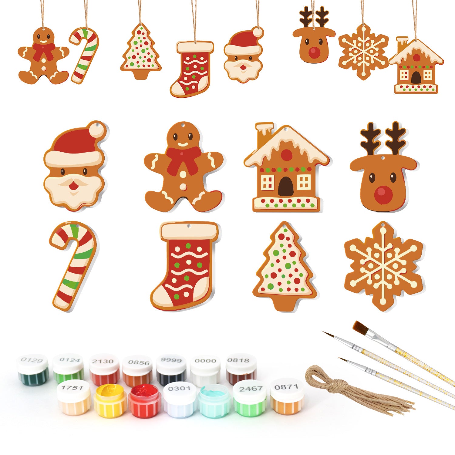 Holiday Classics -  Paint by Numbers Kit for Adults -  Portrait By Numbers