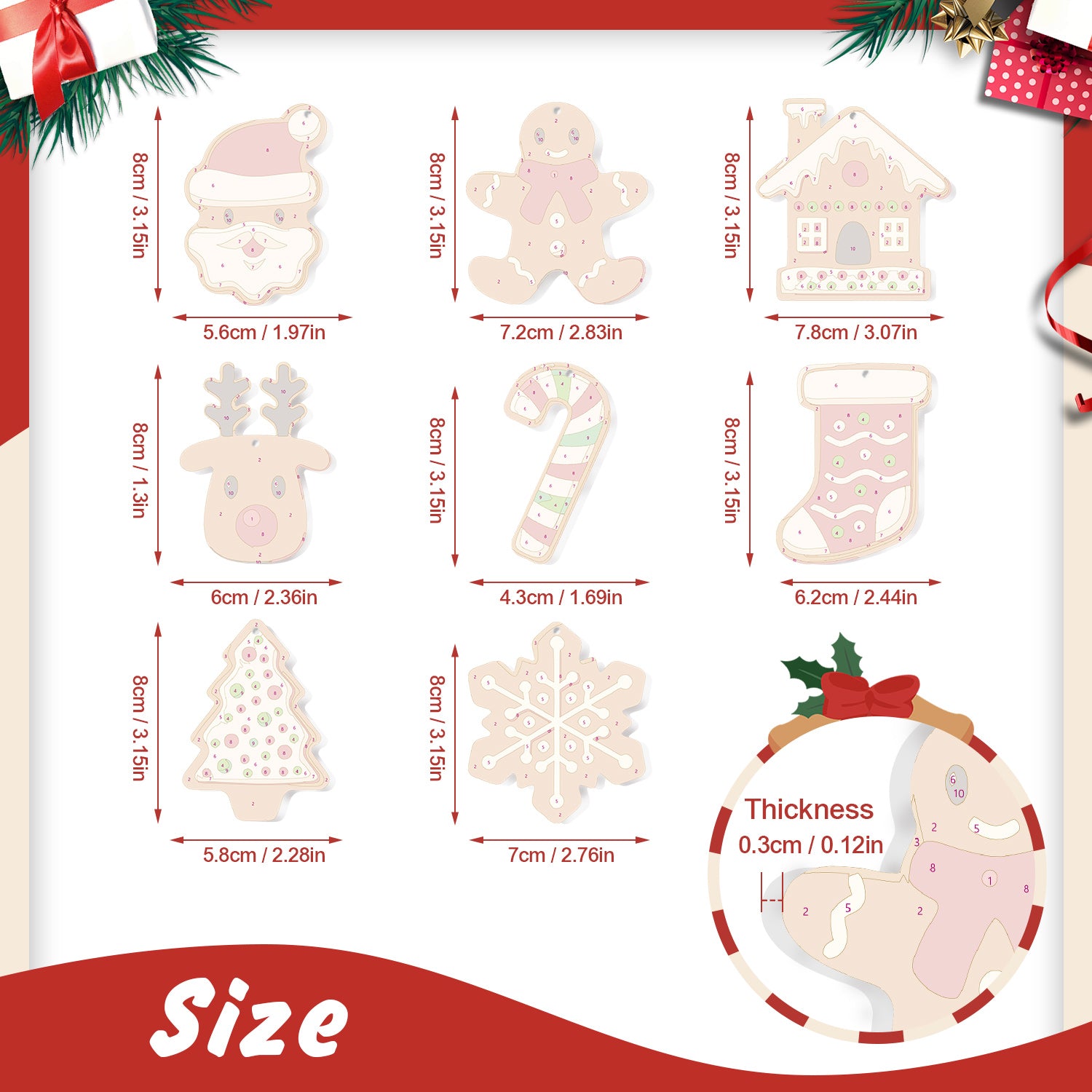 Holiday Classics -  Paint by Numbers Kit for Adults | Relaxing DIY Art Gift | -  Portrait By Numbers