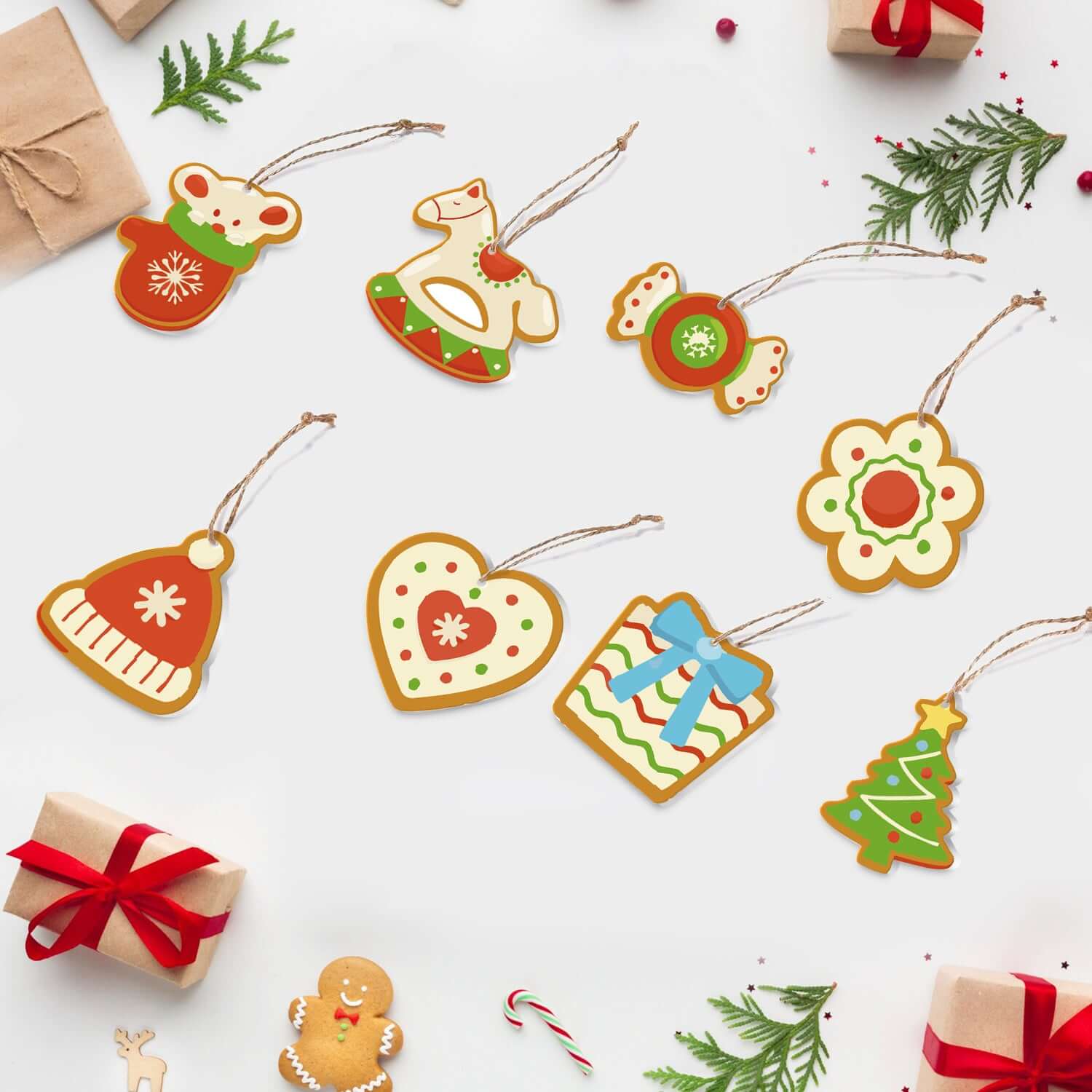 Holiday Joy -  Paint by Numbers Kit for Adults | Relaxing DIY Art Gift | -  Portrait By Numbers