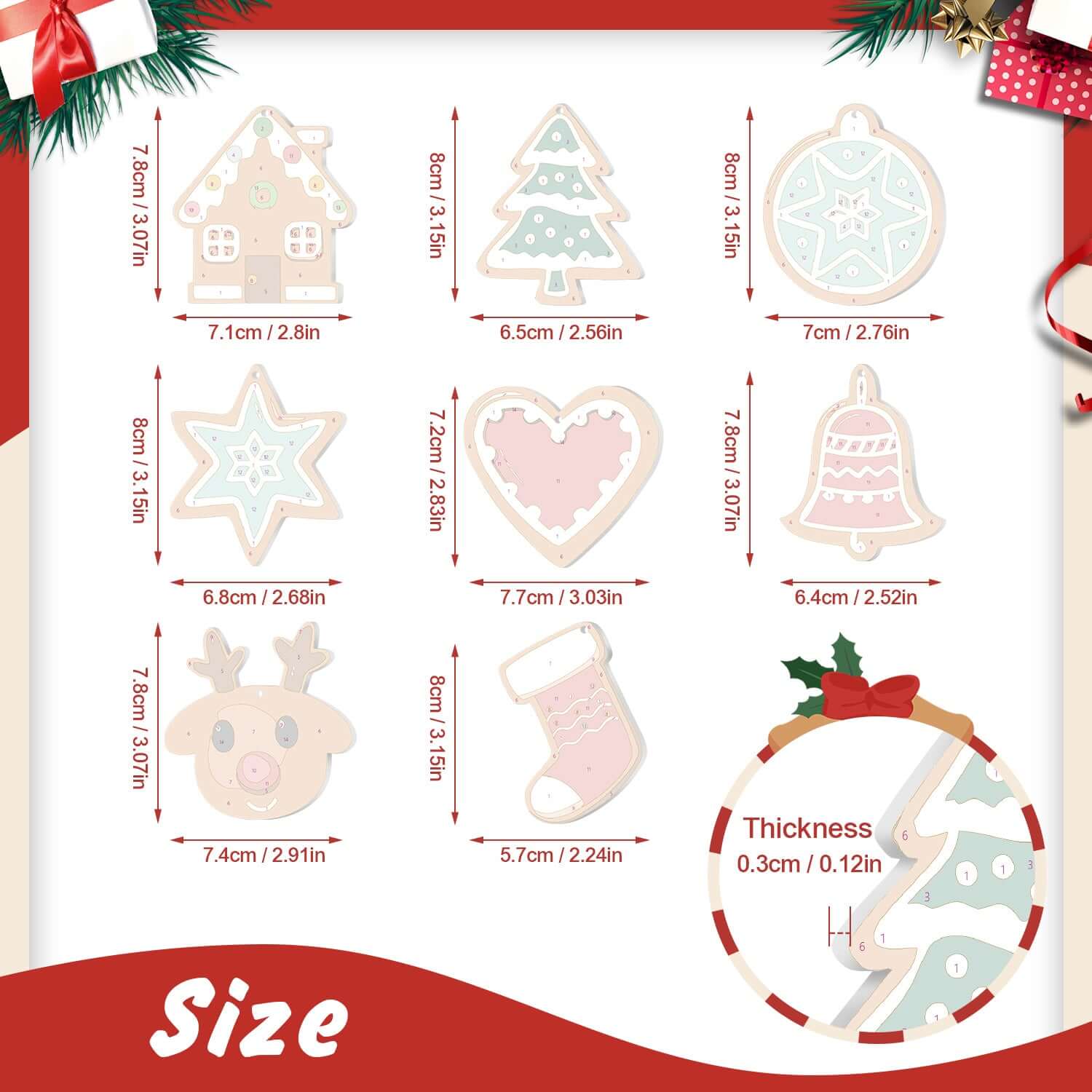 Holiday Spirit -  Paint by Numbers Kit for Adults | Relaxing DIY Art Gift | -  Portrait By Numbers