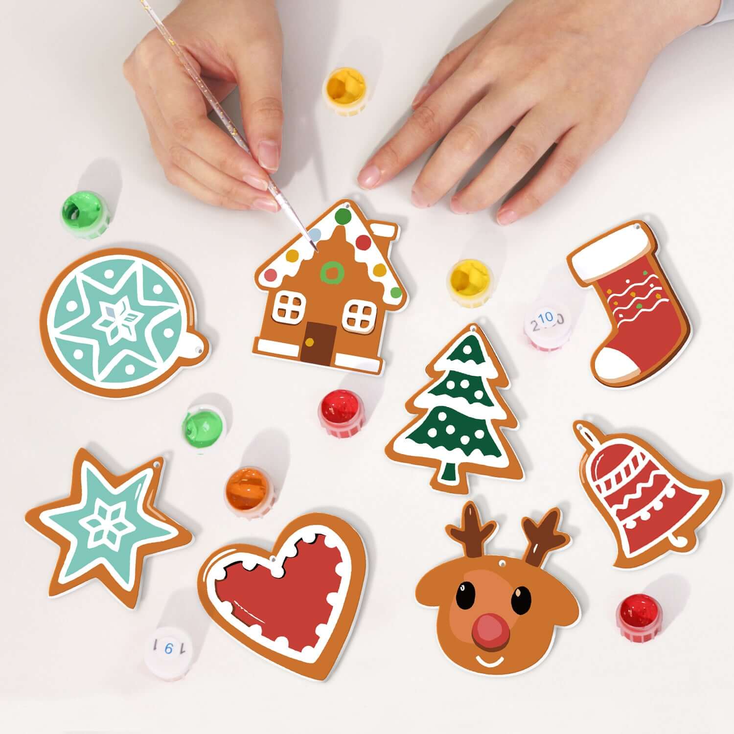 Holiday Spirit -  Paint by Numbers Kit for Adults | Relaxing DIY Art Gift | -  Portrait By Numbers