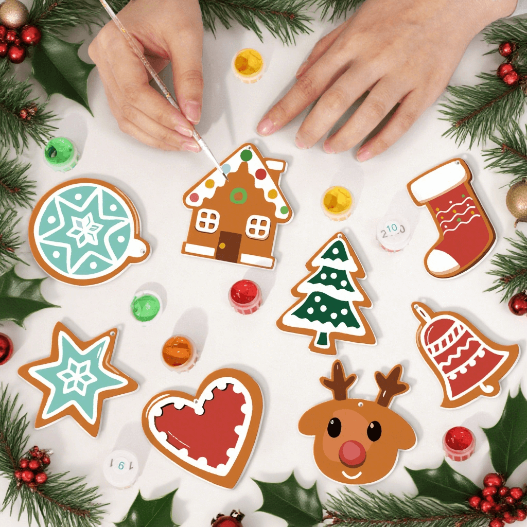 Holiday Spirit -  Paint by Numbers Kit for Adults | Relaxing DIY Art Gift | -  Portrait By Numbers