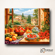 Italian Kitchen -  Paint by Numbers Kit for Adults -  Portrait By Numbers