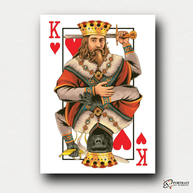 King of Hearts Card
