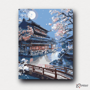 Kyoto Shrine -  Paint by Numbers Kit for Adults -  Portrait By Numbers